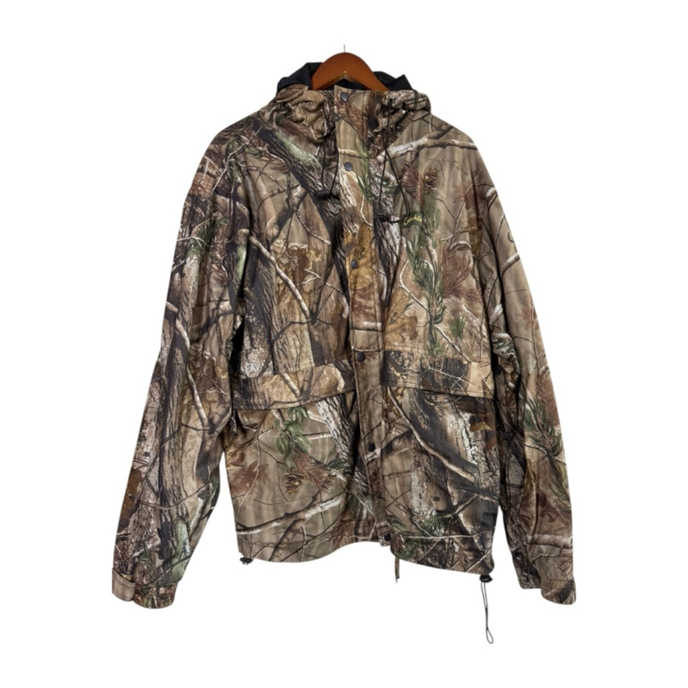 Gamehide Mens Camo Hunting Jacket Realtree Extra CP5 Trails End Size XL RN 88439